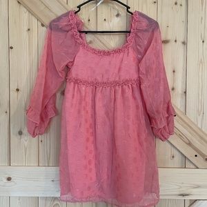 Poppies & Roses Pink Girls Dress NWT Size Small
